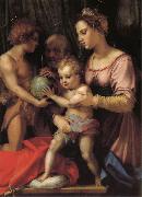 Andrea del Sarto Holy Family with St. John young oil